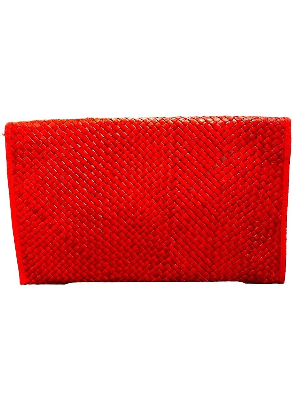 Vintage Italian straw clutch - Picture 2 of 4